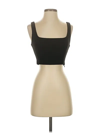 Pre-owned Wilfred Sleeveless Top Black Square Neckline Tops