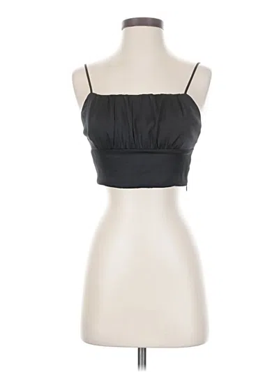 Pre-owned Wilfred Sleeveless Top Black Strapless Neckline Tops
