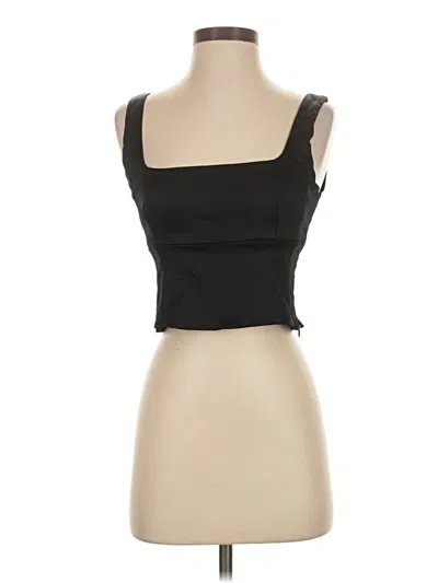 Pre-owned Wilfred Sleeveless Top Black Strapless Neckline Tops
