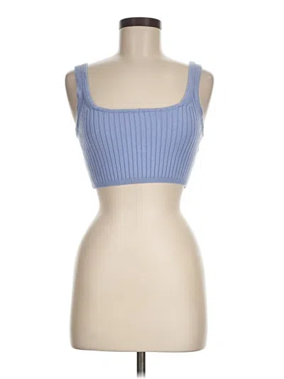 Pre-owned Wilfred Sleeveless Top Blue Sweetheart Neckline Tops