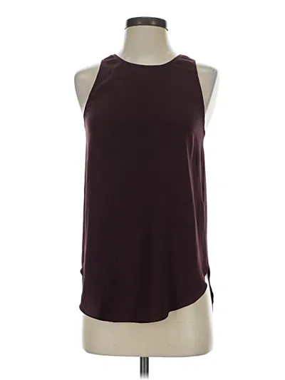 Pre-owned Wilfred Sleeveless Top Burgundy Halter Neckline Tops