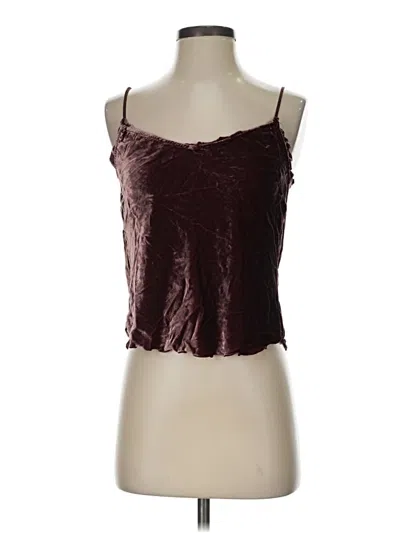 Pre-owned Wilfred Sleeveless Top Burgundy Sweetheart Neckline Tops
