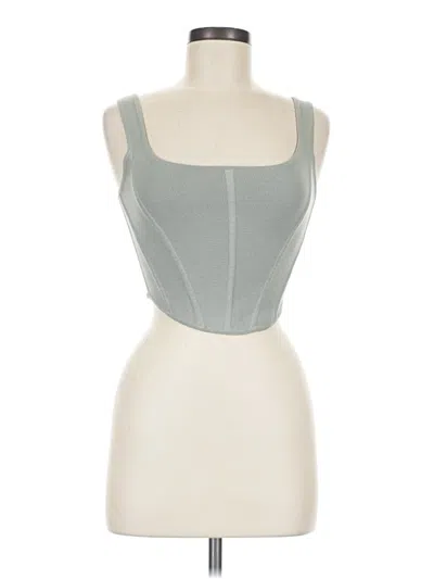 Pre-owned Wilfred Sleeveless Top Gray Strapless Neckline Tops