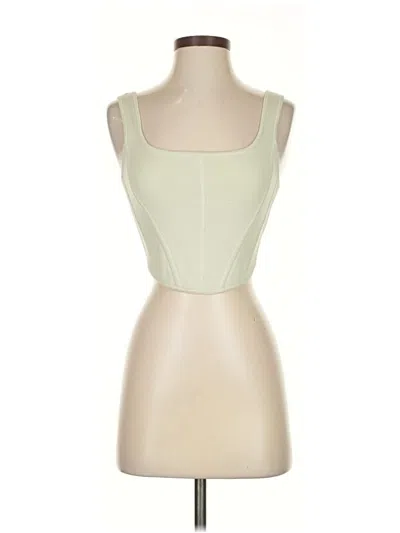 Pre-owned Wilfred Sleeveless Top Green Sweetheart Neckline Tops