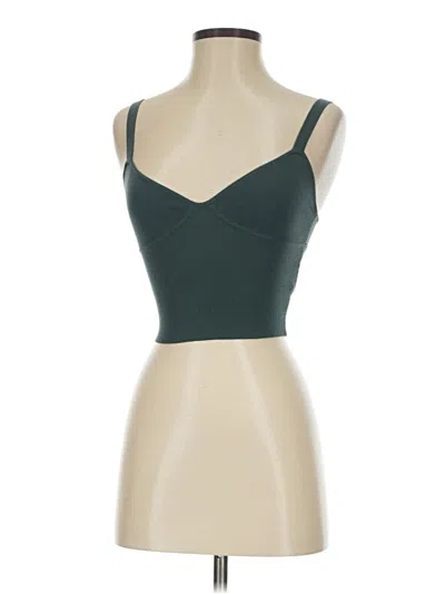 Pre-owned Wilfred Sleeveless Top Green Sweetheart Neckline Tops