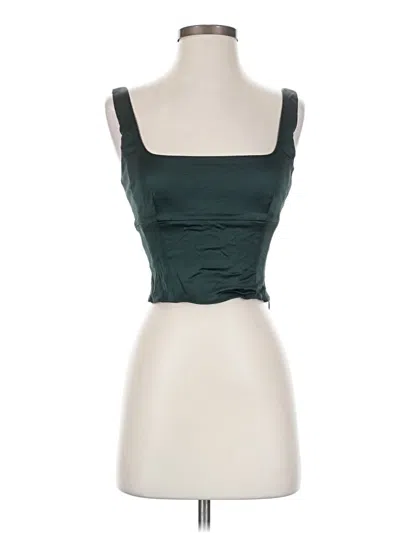 Pre-owned Wilfred Sleeveless Top Green Sweetheart Neckline Tops