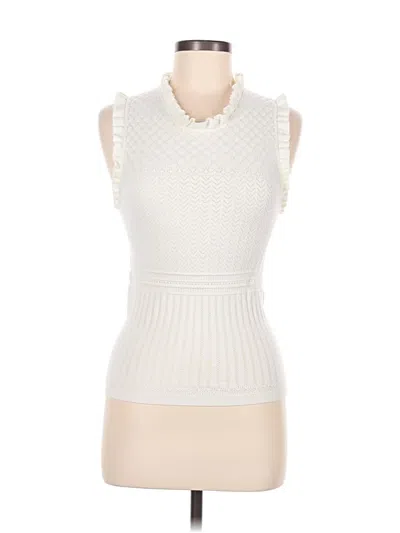 Pre-owned Wilfred Sleeveless Top Ivory High Neck Tops