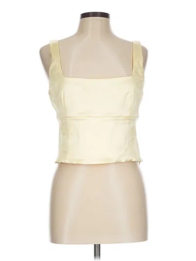 Pre-owned Wilfred Sleeveless Top Ivory Square Neckline Tops