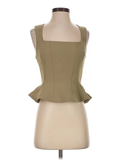 Pre-owned Wilfred Sleeveless Top Tan Strapless Neckline Tops