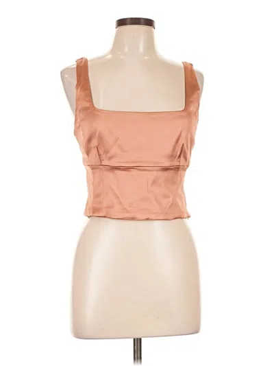 Pre-owned Wilfred Sleeveless Top Tan Sweetheart Neckline Tops