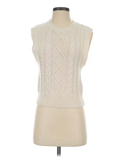 Pre-owned Wilfred Sweater Vest In Ivory