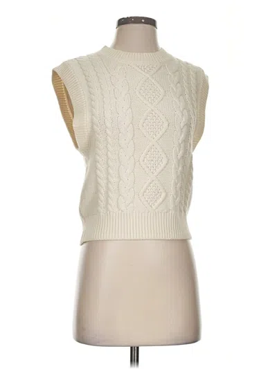 Pre-owned Wilfred Sweater Vest In Ivory