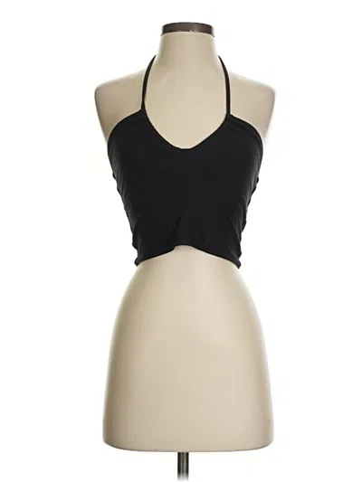 Pre-owned Wilfred Tank Top Black Halter Neckline Tops