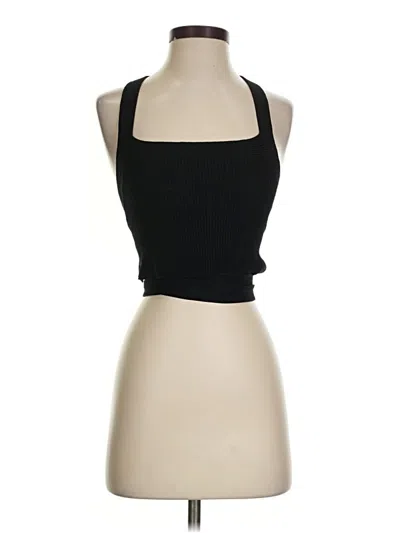 Pre-owned Wilfred Tank Top Black Halter Neckline Tops