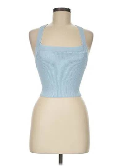 Pre-owned Wilfred Tank Top Blue Halter Neckline Tops
