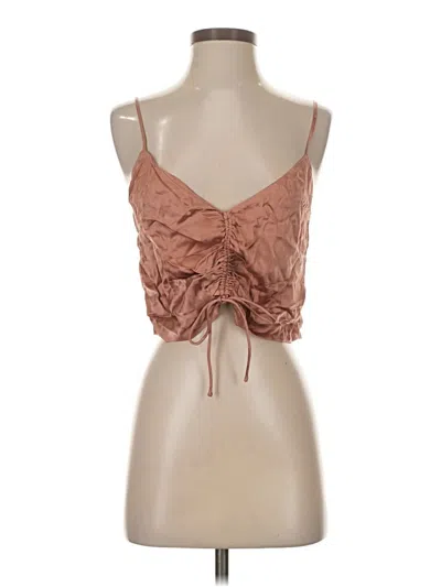 Pre-owned Wilfred Tank Top Brown Strapless Neckline Tops