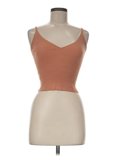 Pre-owned Wilfred Tank Top Brown V-neck Tops