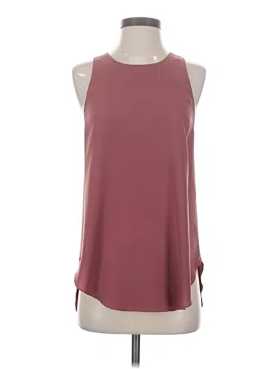 Pre-owned Wilfred Tank Top Burgundy Crew Neck Tops