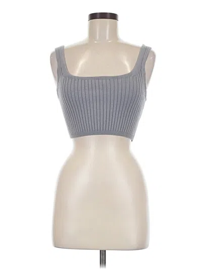 Pre-owned Wilfred Tank Top Gray Strapless Neckline Tops