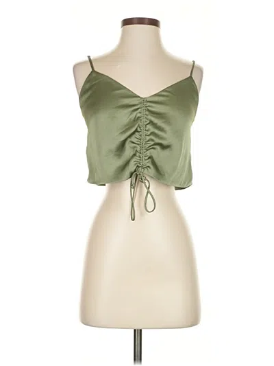 Pre-owned Wilfred Tank Top Green Halter Neckline Tops