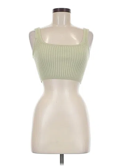 Pre-owned Wilfred Tank Top Green Strapless Neckline Tops
