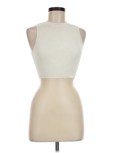 Pre-owned Wilfred Tank Top Ivory Halter Neckline Tops