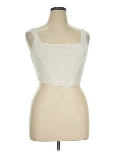 Pre-owned Wilfred Tank Top Ivory Strapless Neckline Tops