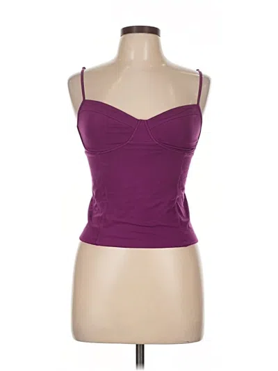 Pre-owned Wilfred Tank Top Purple Strapless Neckline Tops