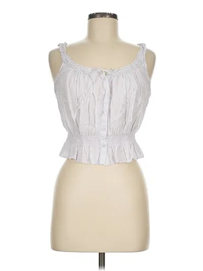 Pre-owned Wilfred Tank Top White Strapless Neckline Tops