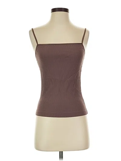 Pre-owned Wilfred Tube Top Brown Strapless Neckline Tops