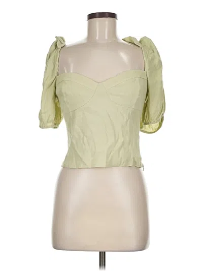 Pre-owned Wilfred Tube Top Green Strapless Neckline Tops