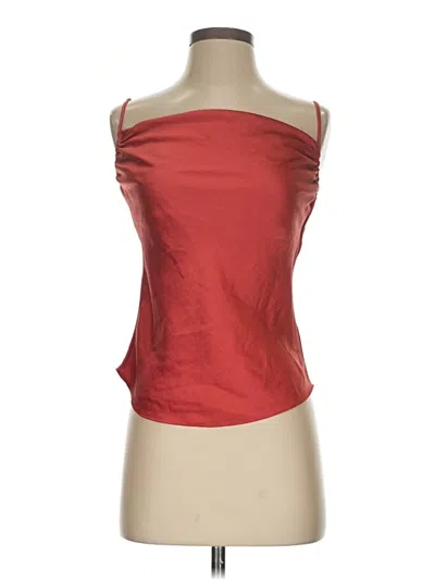 Pre-owned Wilfred Tube Top Red Strapless Neckline Tops
