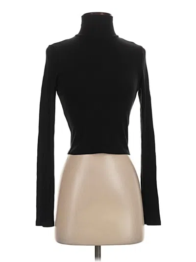 Pre-owned Wilfred Turtleneck Sweater In Black