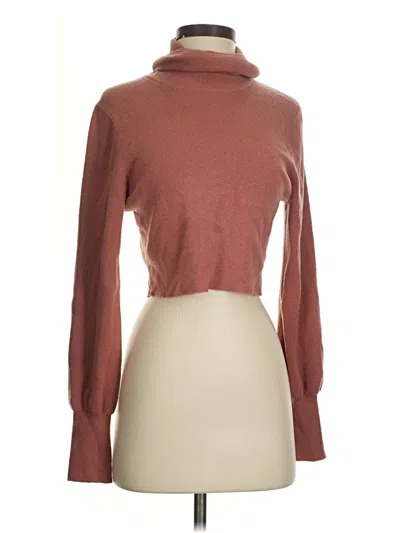 Pre-owned Wilfred Turtleneck Sweater In Brown