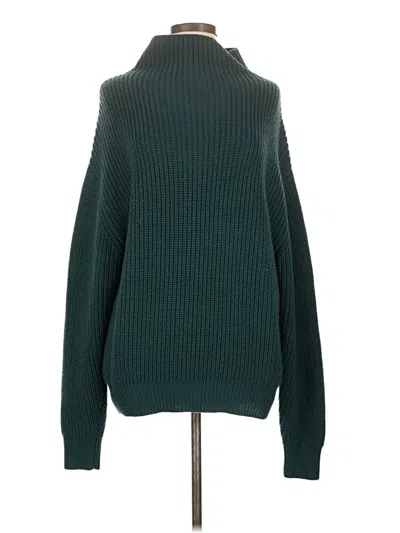 Pre-owned Wilfred Turtleneck Sweater In Green