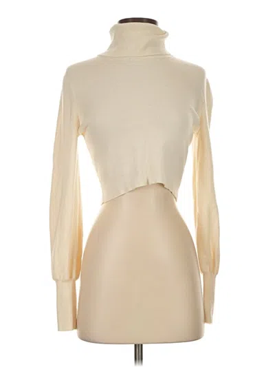 Pre-owned Wilfred Turtleneck Sweater In Ivory