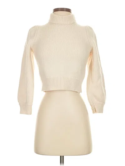 Pre-owned Wilfred Turtleneck Sweater In Ivory
