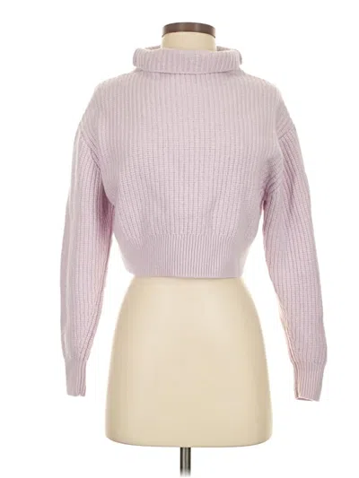 Pre-owned Wilfred Turtleneck Sweater In Purple