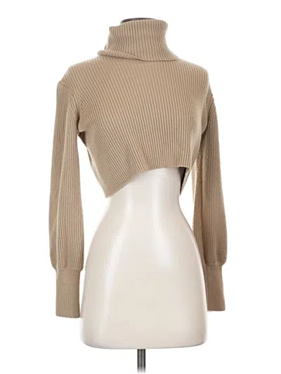 Pre-owned Wilfred Turtleneck Sweater In Tan