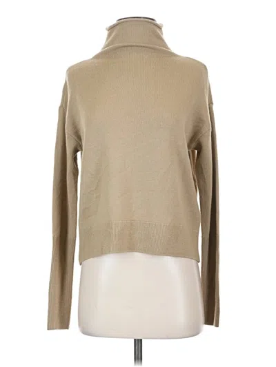 Pre-owned Wilfred Turtleneck Sweater In Tan