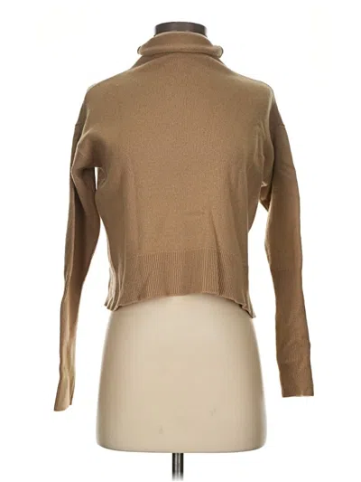 Pre-owned Wilfred Turtleneck Sweater In Tan