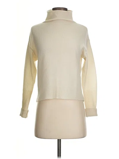 Pre-owned Wilfred Turtleneck Sweater In White