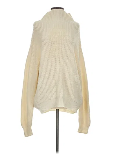 Pre-owned Wilfred Turtleneck Sweater In White