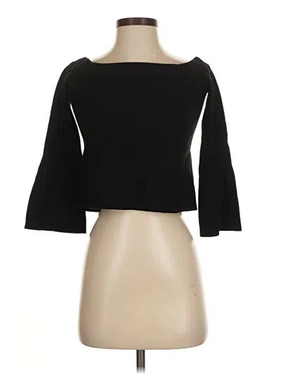 Pre-owned Wilfred Wool Cardigan Sweater In Black