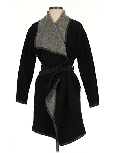 Pre-owned Wilfred Wool Cardigan Sweater In Black