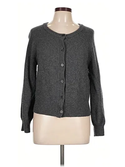 Pre-owned Wilfred Wool Cardigan Sweater In Gray