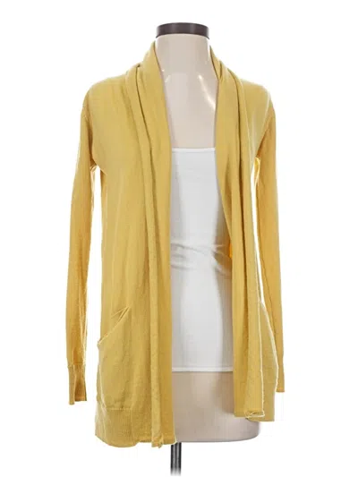 Pre-owned Wilfred Wool Cardigan Sweater In Yellow