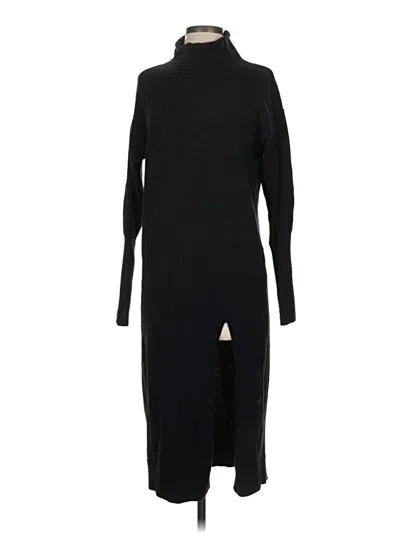 Pre-owned Wilfred Wool Dress In Black