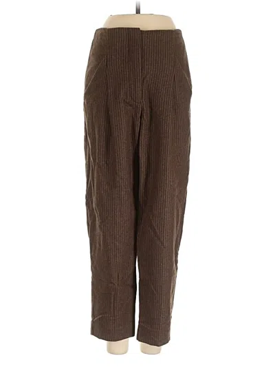 Pre-owned Wilfred Wool Pants In Brown