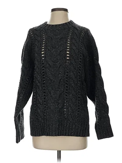 Pre-owned Wilfred Wool Pullover Sweater In Black